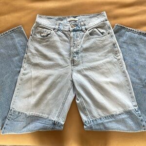 PacSun Baggy Two Tone Jeans